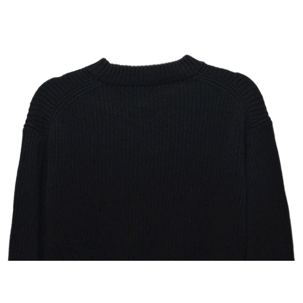 Everlane Organic Cotton Crew Neck Sweater Black Men's Size M Minimalist NWOT - Picture 6 of 14